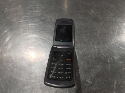 Vintage Samsung SPH-R540 Telus Flip Phone Cell Phone Untested Blue - Fair