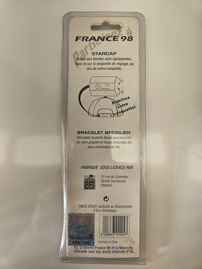 France 98 Coupe Du Monde Soccer Football Wristband Wristlet Bracelet