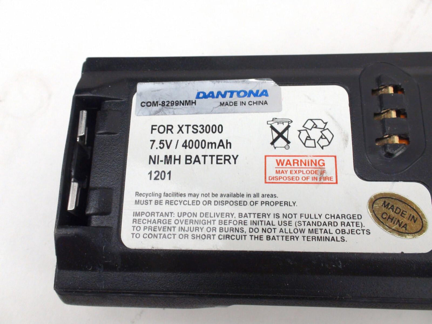 Motorola AA16740 Charging Base & Battery Pack For XTS3000 - Tested, No Cable