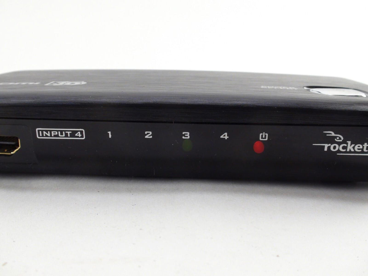 Commutateur sélecteur HDMI 4 ports - Rocketfish RF-G1185 avec adaptateur secteur