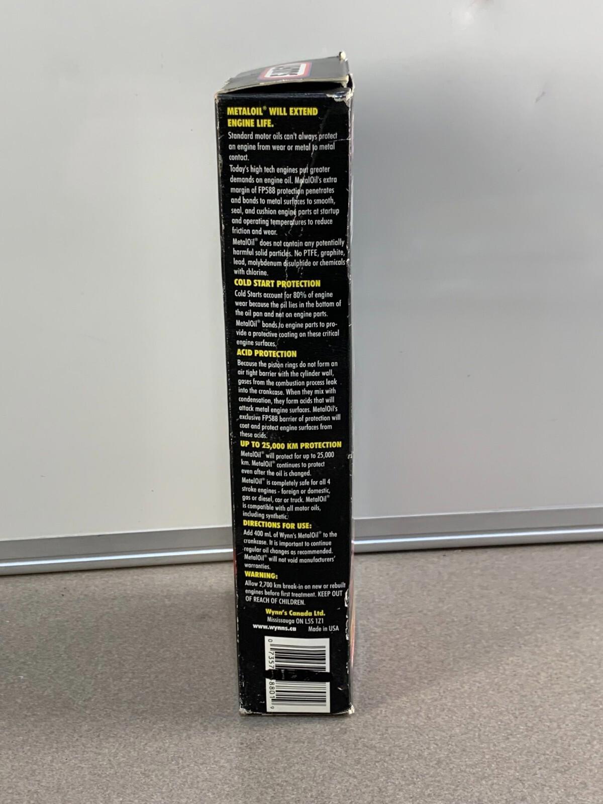 WYNN'S METALOIL – Traitement moteur longue durée (protection de 25 000 km)