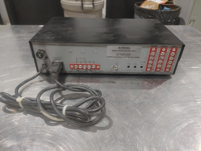 Good Condition Vintage VT PA25A Amplifier Black/Silver Untested