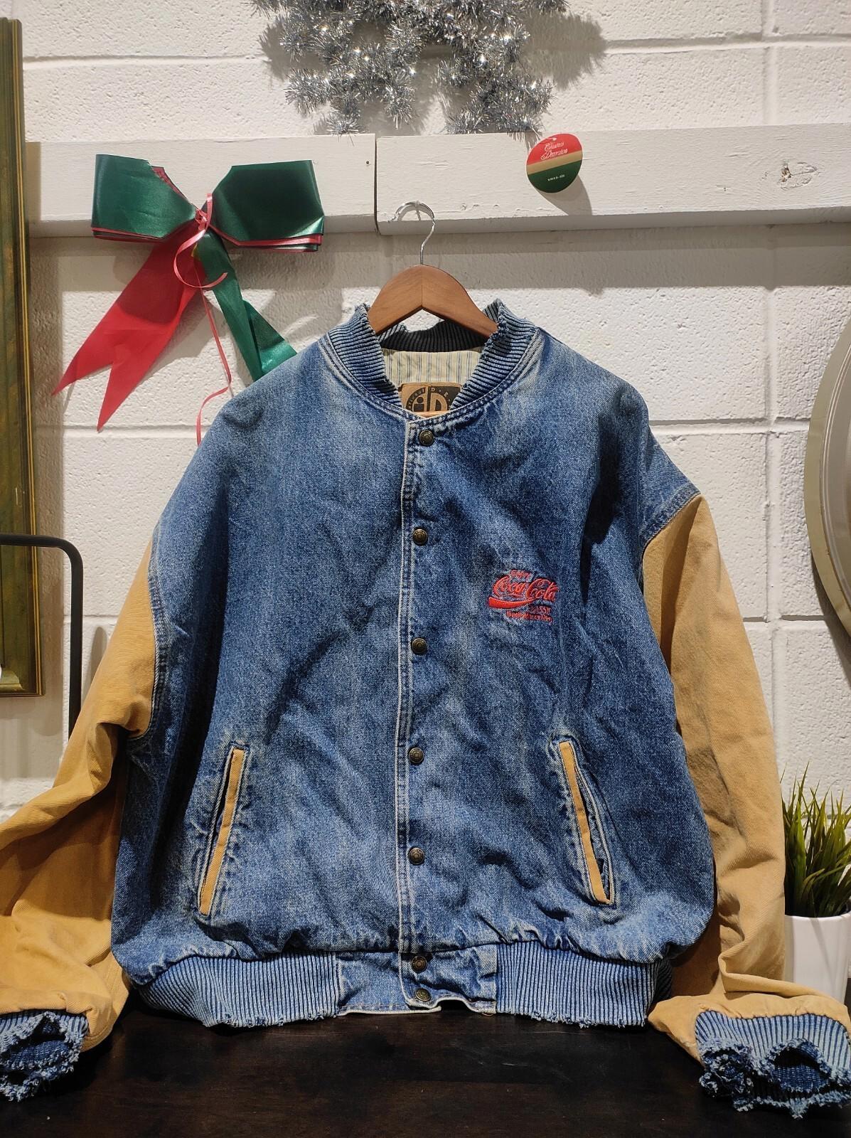 Vintage International Denim Coca-cola Men’s XL Varsity Jacket