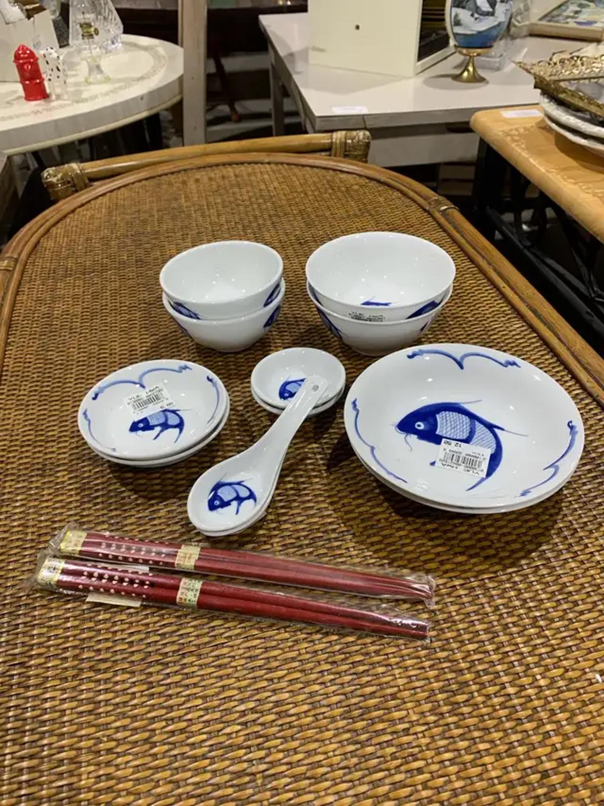 Asian Soup Bowl Set
