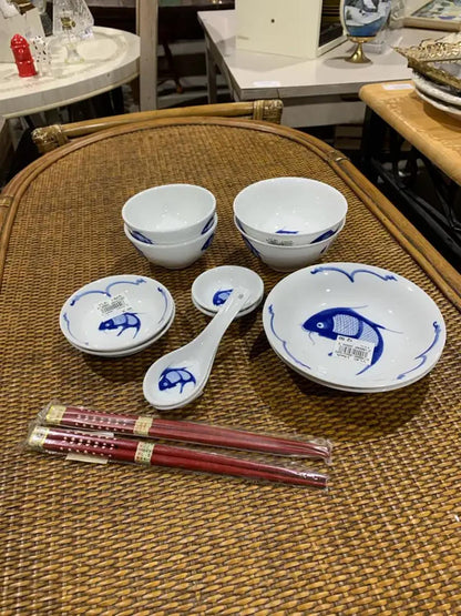 Asian Soup Bowl Set