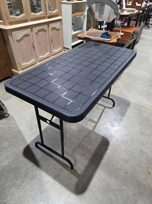 Black 4ft Folding Table