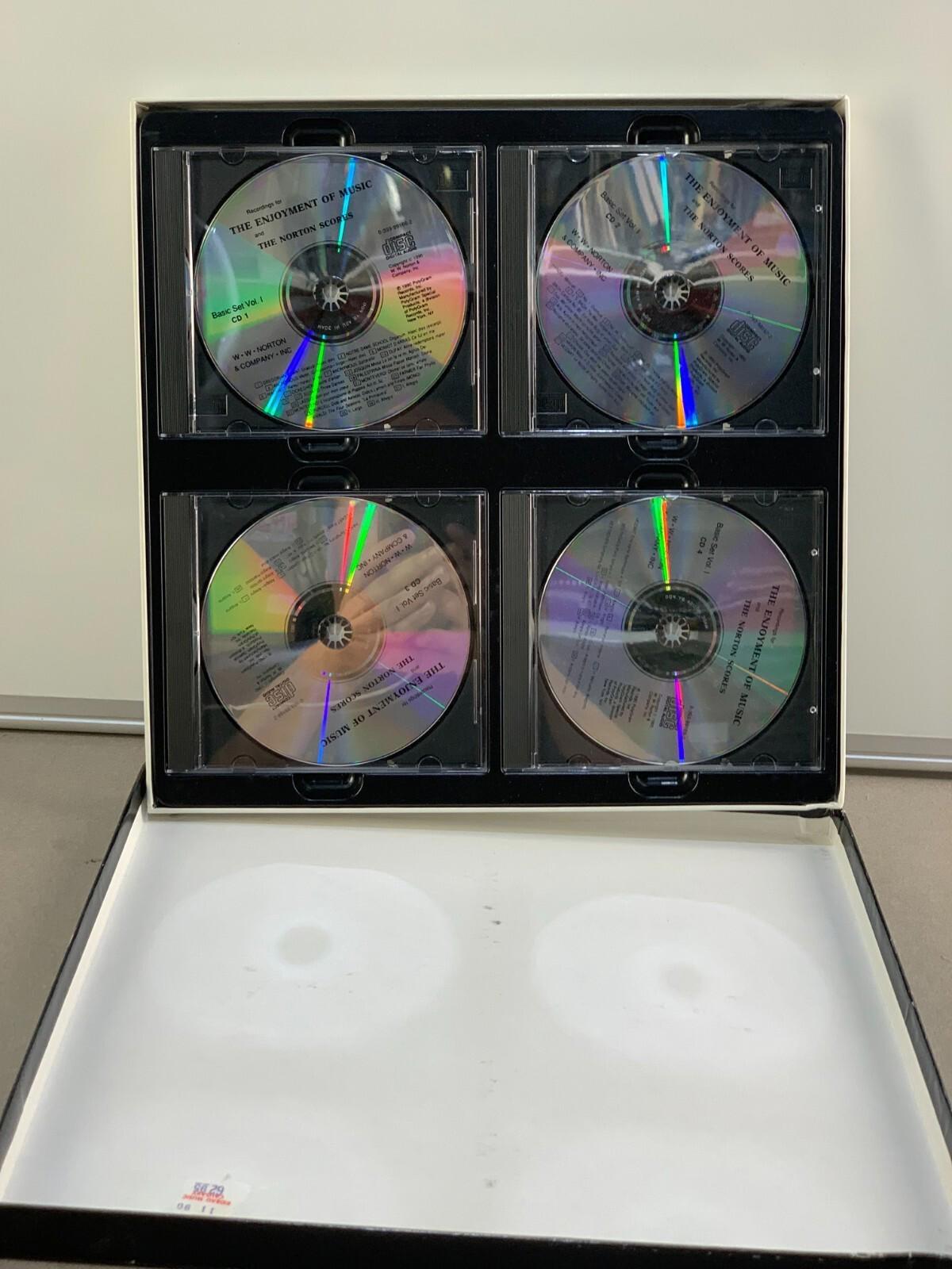 The Enjoyment of Music CD Set 6th Edition Norton Scores Medieval to Classical