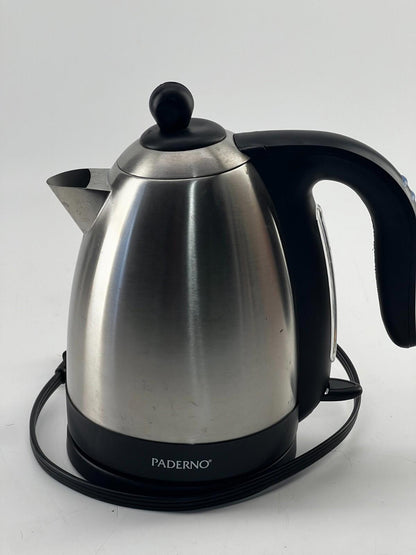 Paderno Cordless Kettle XB6588C W/ Electric Base Works
