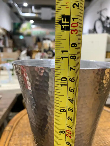 Hammered Silver Vases
