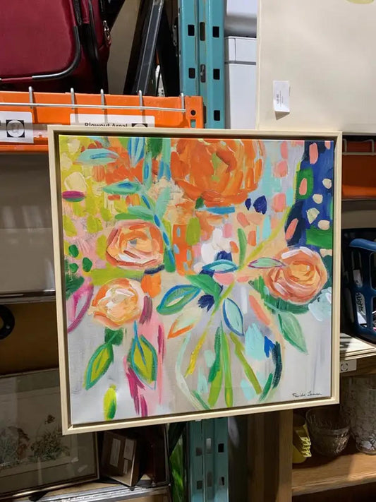 Bright Floral Farida Zaman Art Print
