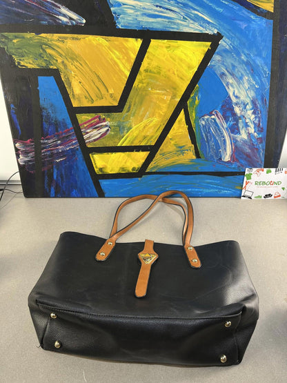 Black and Tan 2 in 1 Tote Bag