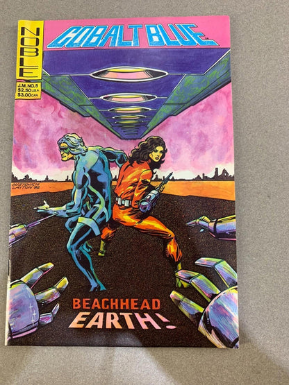 The Justice Machine #5 (Noble Comics) VF Superhero Comic 1980s