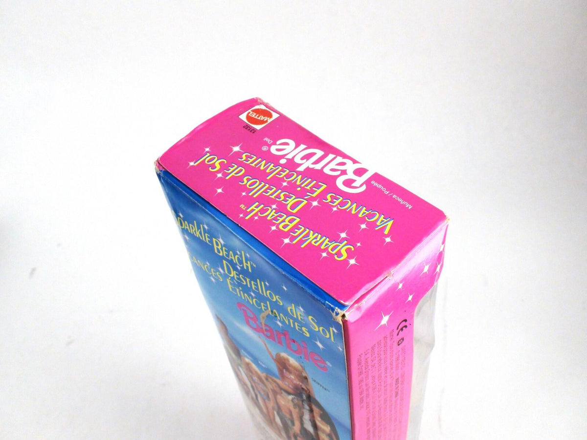 Vintage  1995 Sparkle Beach Barbie, New In Box - French/ Spanish Packaging, RARE