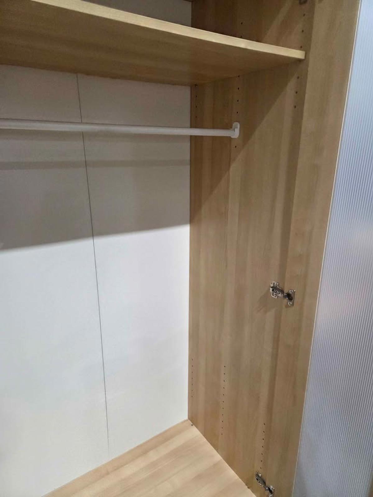 Ikea Light wood wardrobe with Doubld Doors