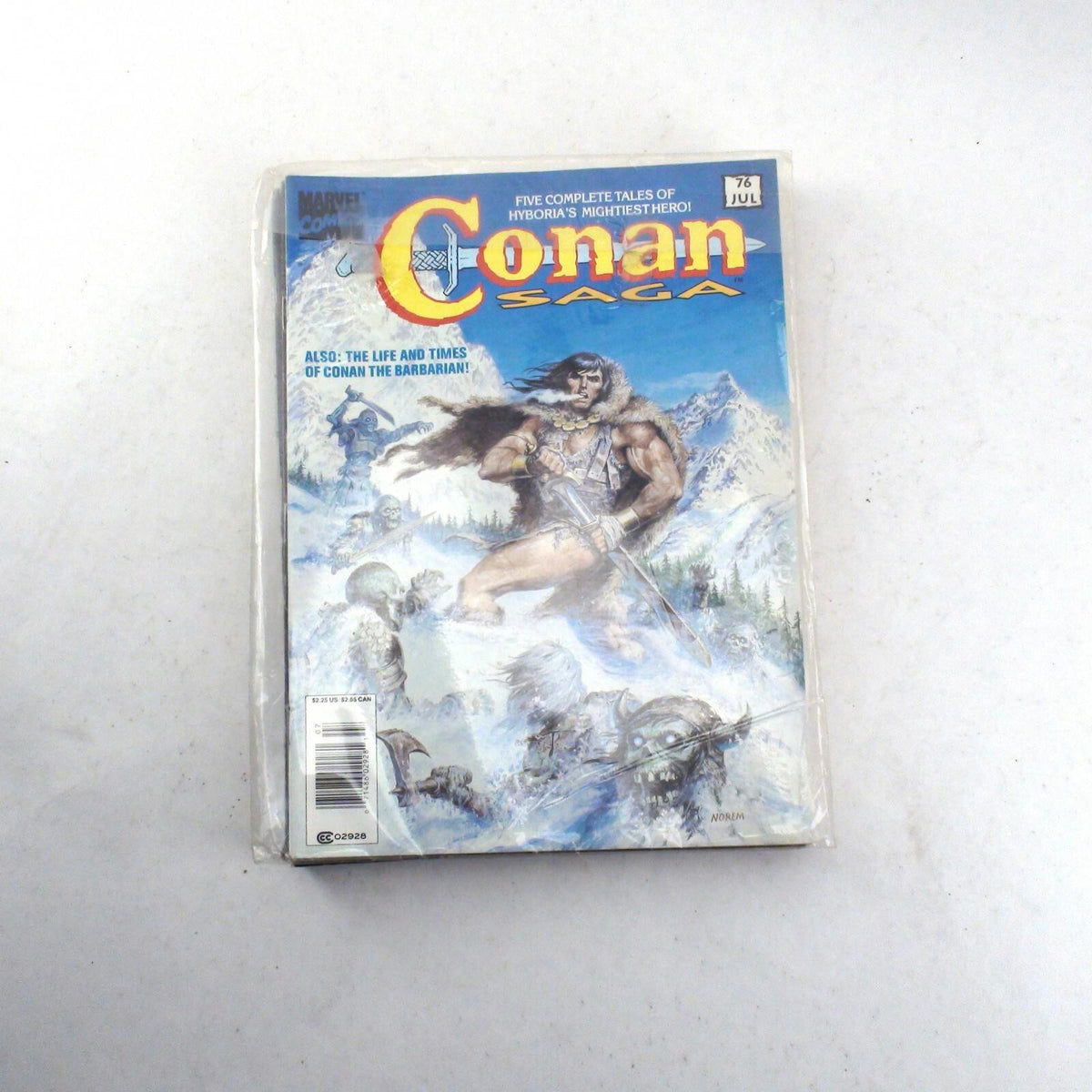 Conan SAGA Comic Book Lot Of 8 - Marvel Comics - 1990s