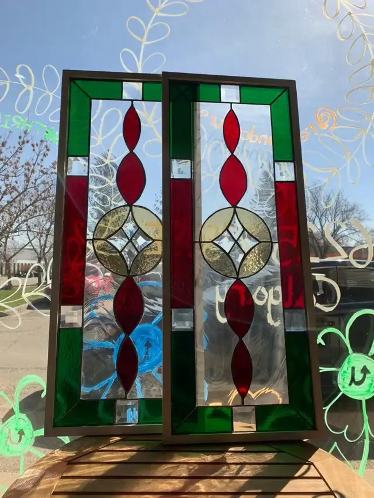 Stained Glass Panel - 2 available