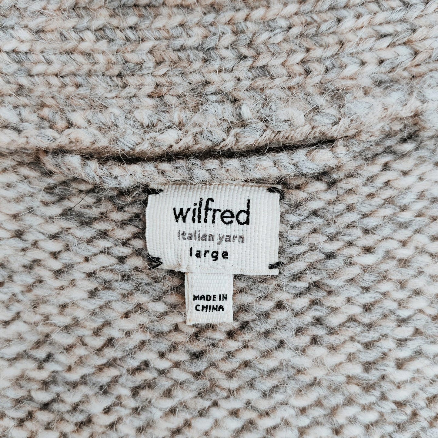 Wilfred Italian Wool Cardigan Women's Size L