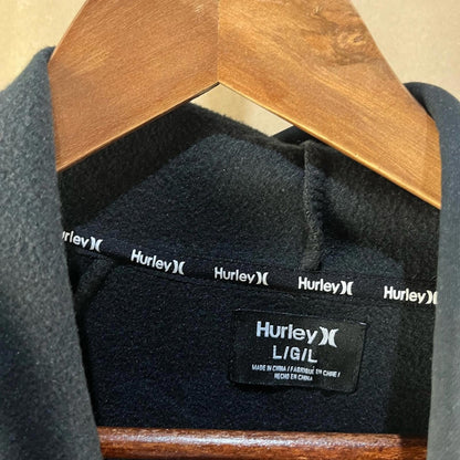 Hurley hoodie men’s black Size L