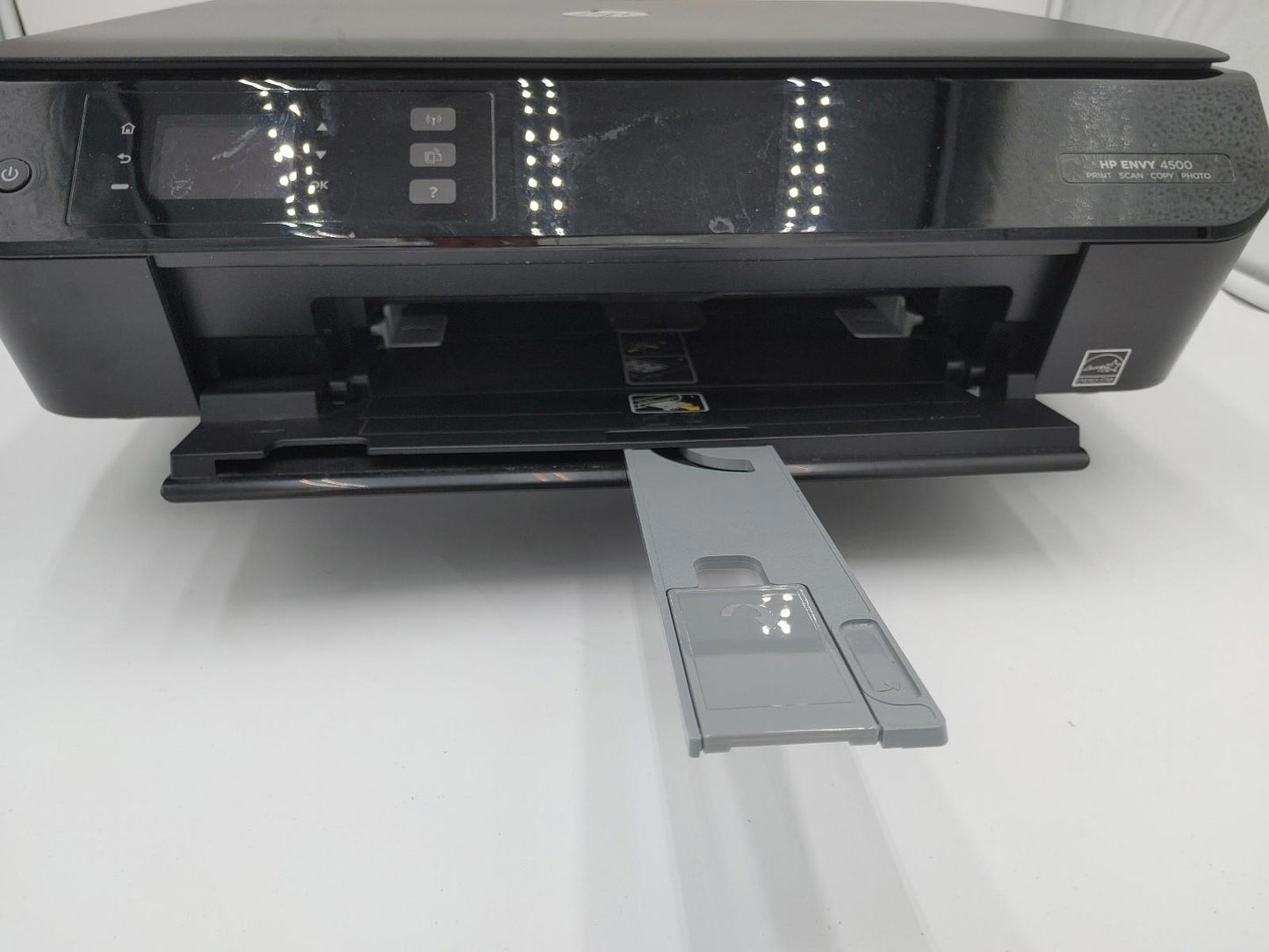 Good Condition HP ENVY 4500 e-All-In-One Printer Black Works No Colour Ink