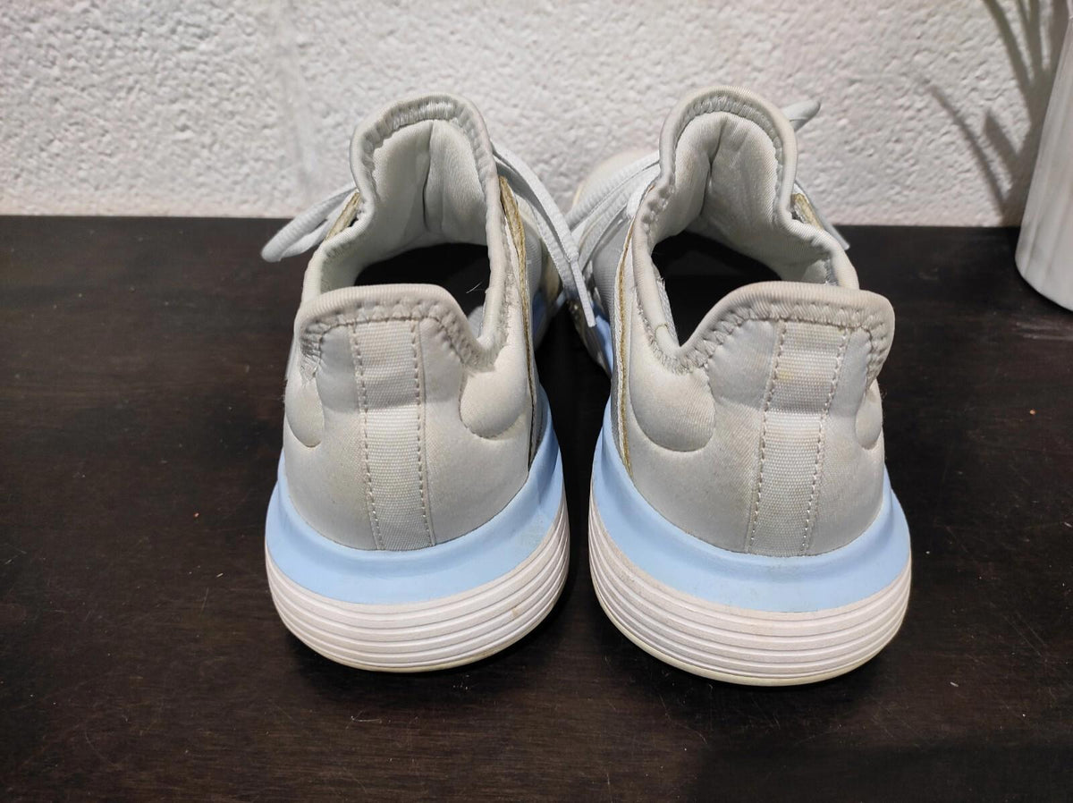 Adidas Court Jam Shoes Youth 2 Tennis Sneakers Lace Up Baby Blue