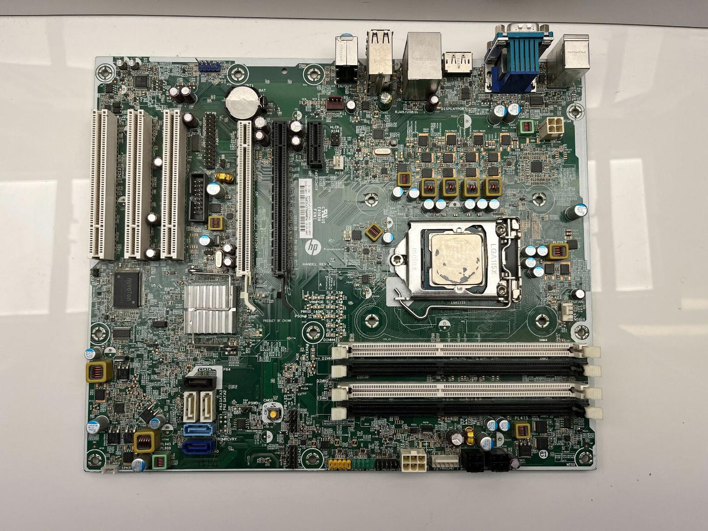 HP Handel Rev. A LGA1155 Motherboard PCBWR0LCY2CR8C UNTESTED CPU Not Included