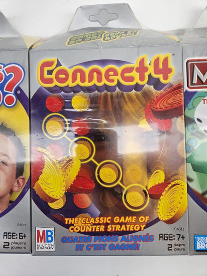 Travel Games To Go - Clue - Guess Who - Connect 4 - Monopoly