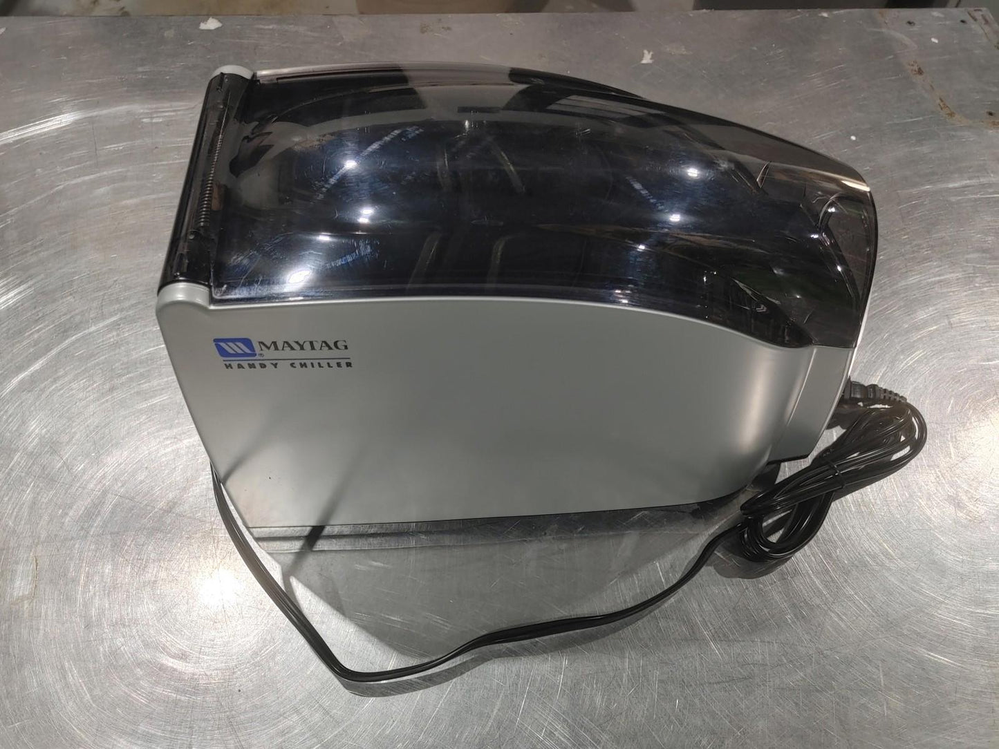 Brand New In Box Maytag Handy Chiller HC-01 Electric Drink Chiller/Cooler Silver