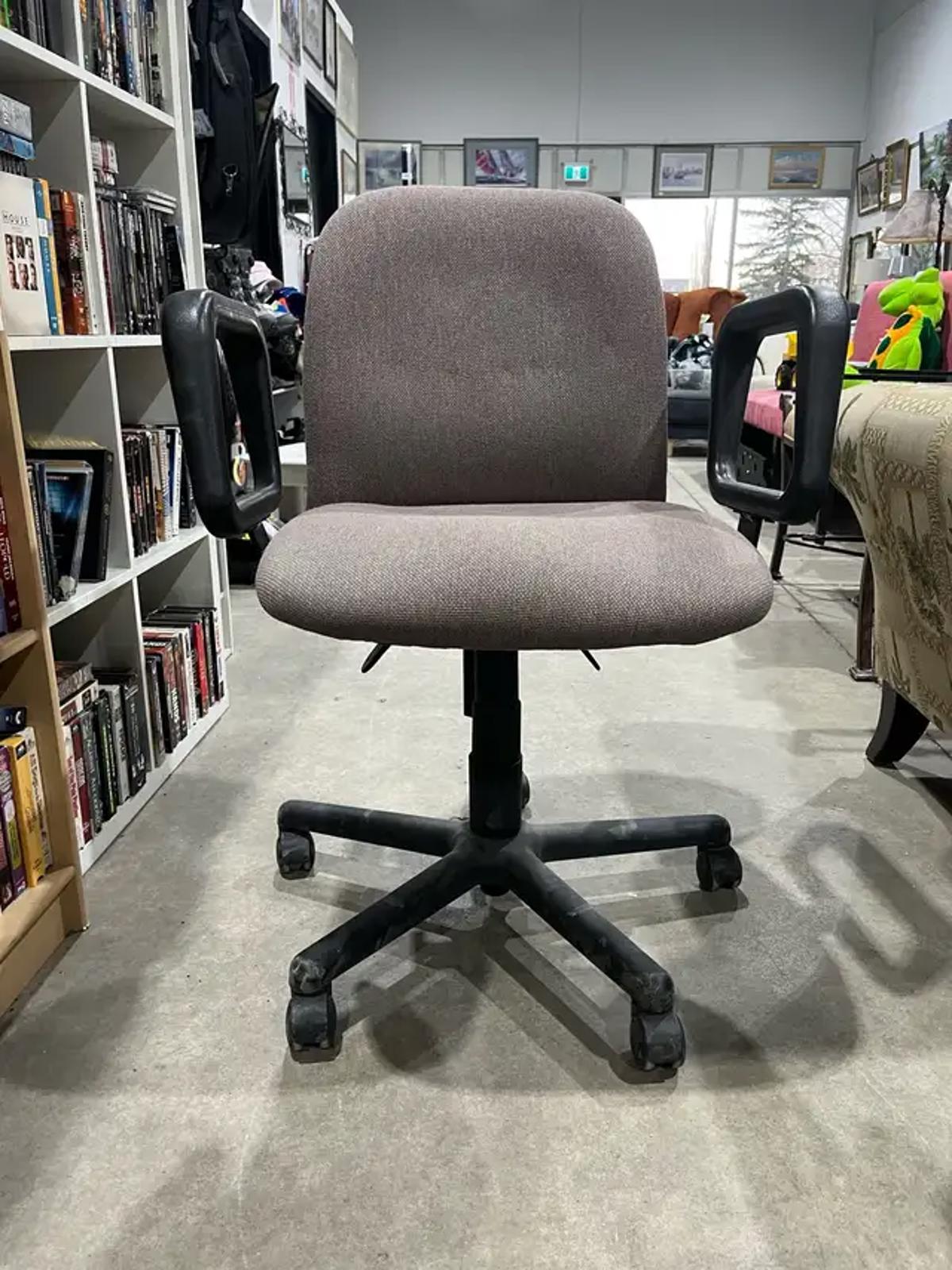 Grey Swivel Office Chair