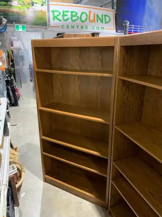 6ft Oak effect Bookcase -2 available