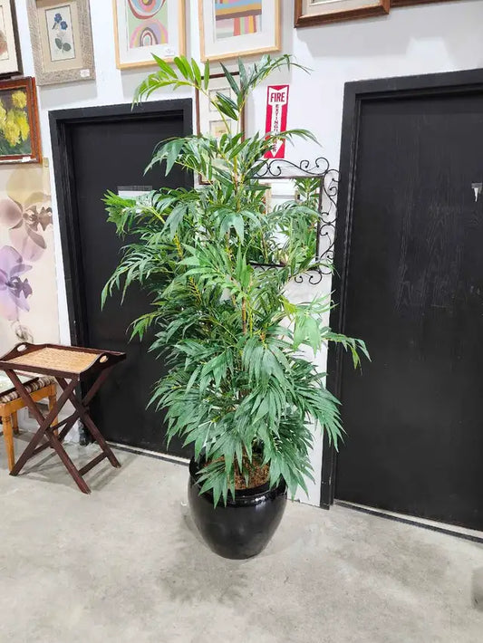 Large Artificial Plant with Ceramic Pot