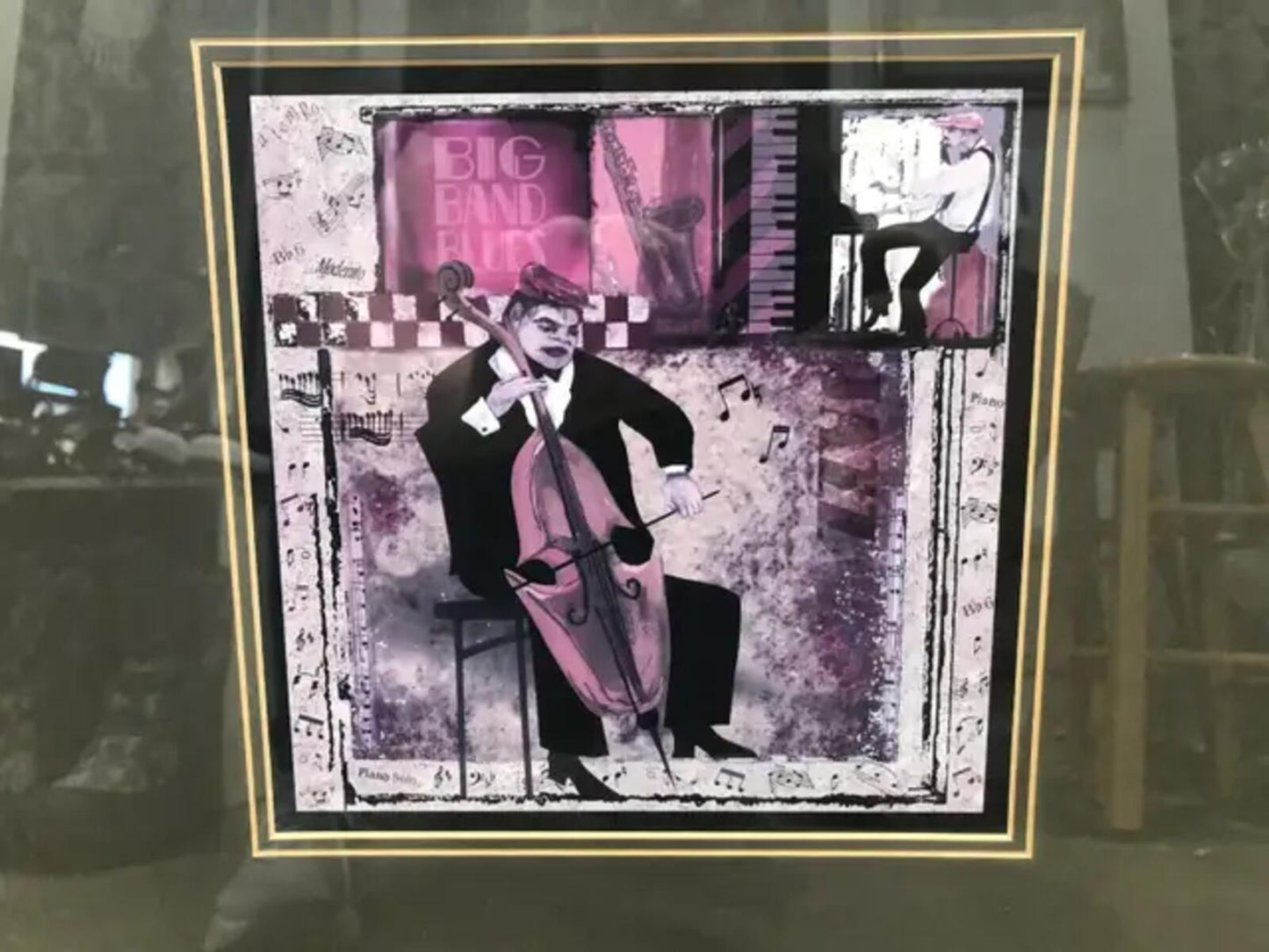 Framed Jazz Fest Wall Art- Set of 2