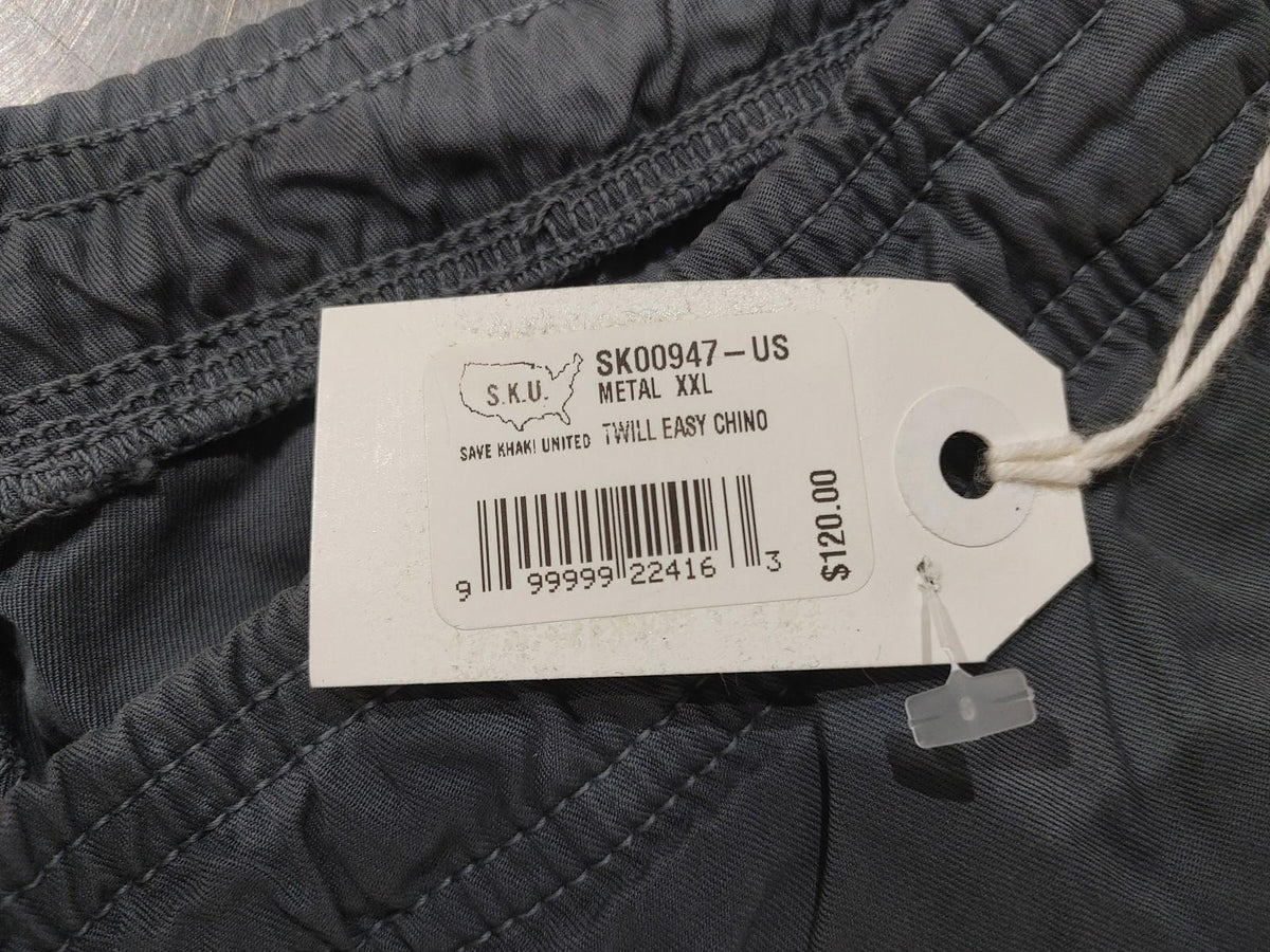Tout nouveau chino Easy en sergé S.K.U. Metal XXL Khakis