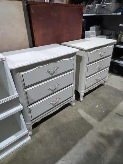 Vintage French Provincial Daveluyville Chests - 1974