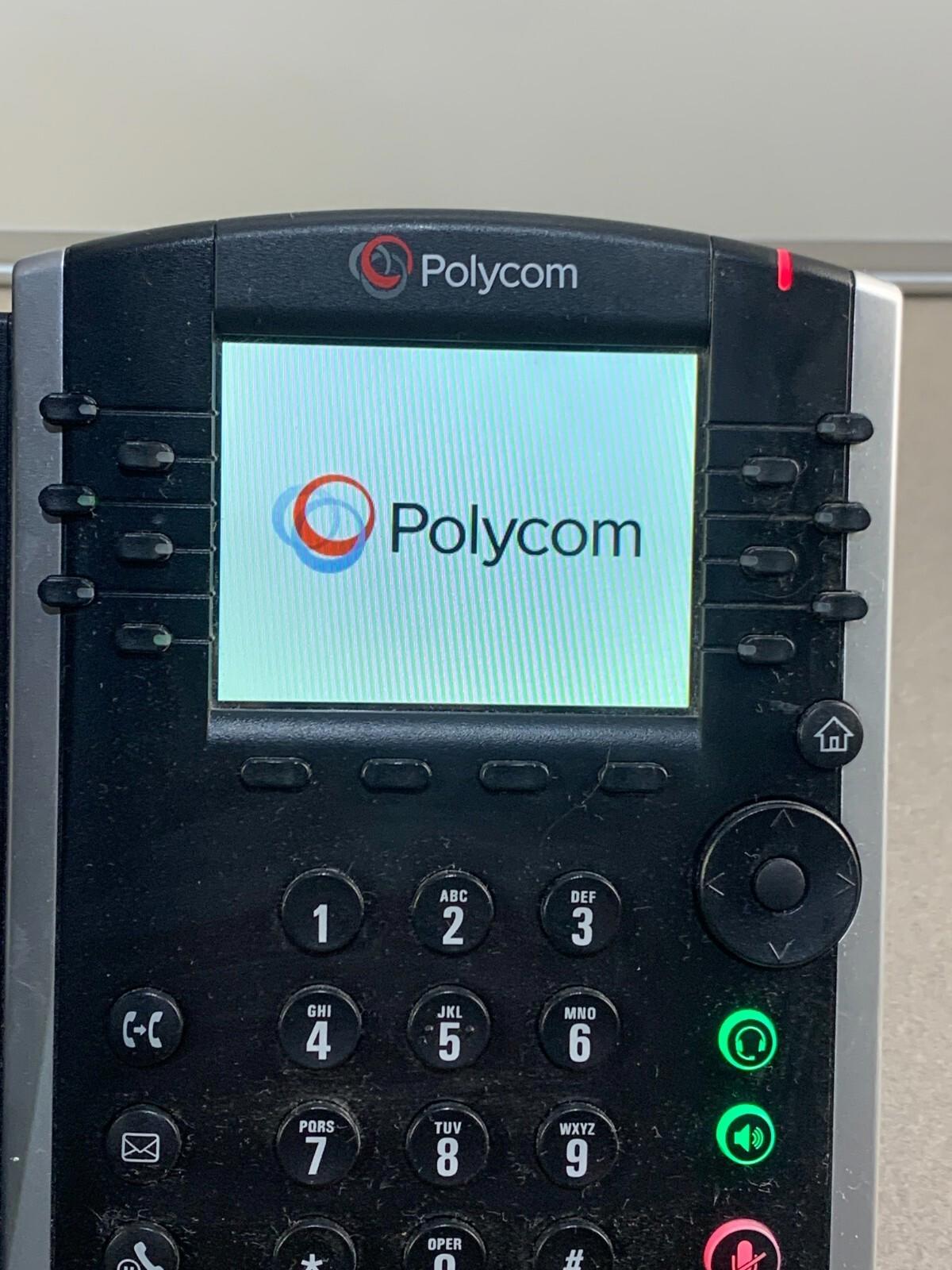 Polycom 2201-48450-001 VVX 410 12-Line IP Phone Gigabit PoE