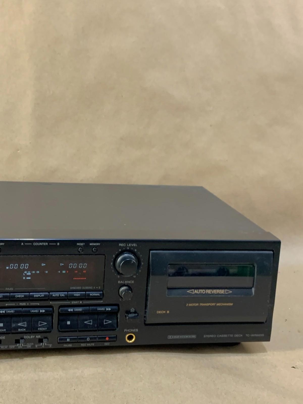 Sony TC-WR665S Cassette Player