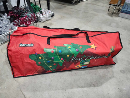 6.5ft Pre-Lit Flocked Pencil Christmas Tree