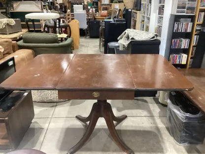 Gibbard Antique Brandt Drop Leaf Dining Table