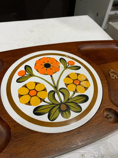 Vintage Teak Server
