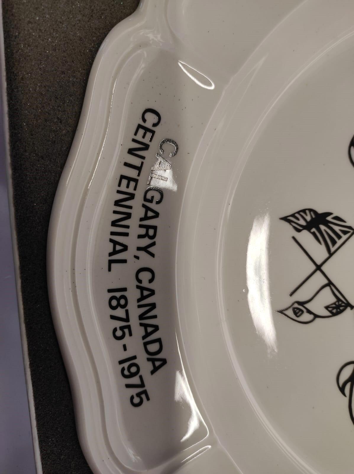 Wedgwood Calgary Centennial Plate 1875-1975