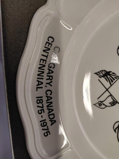 Wedgwood Calgary Centennial Plate 1875-1975