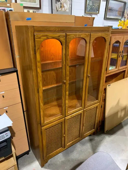 House of Braemore Oak Cabinet Hutch