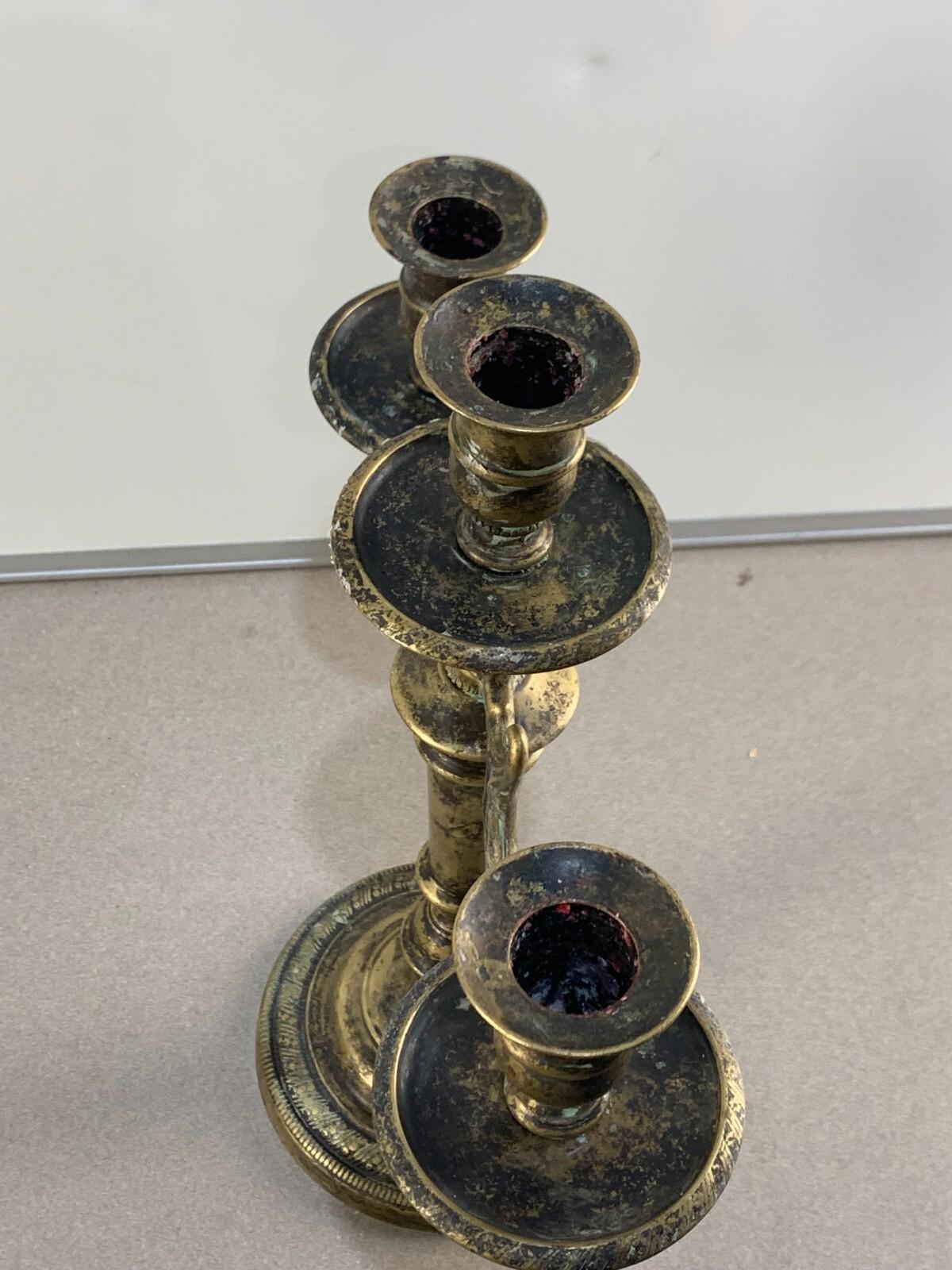 Vintage 3 arm candelabra candle holders
