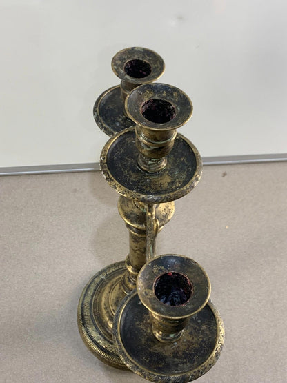 Vintage 3 arm candelabra candle holders