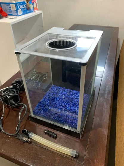 Small Aquarium With Filter and Light - Sold as Seen