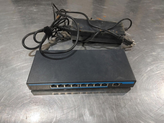 Good Condition BSD Networks POE Switch Model BSD-1008PGE-9P Power Tested w/ cord