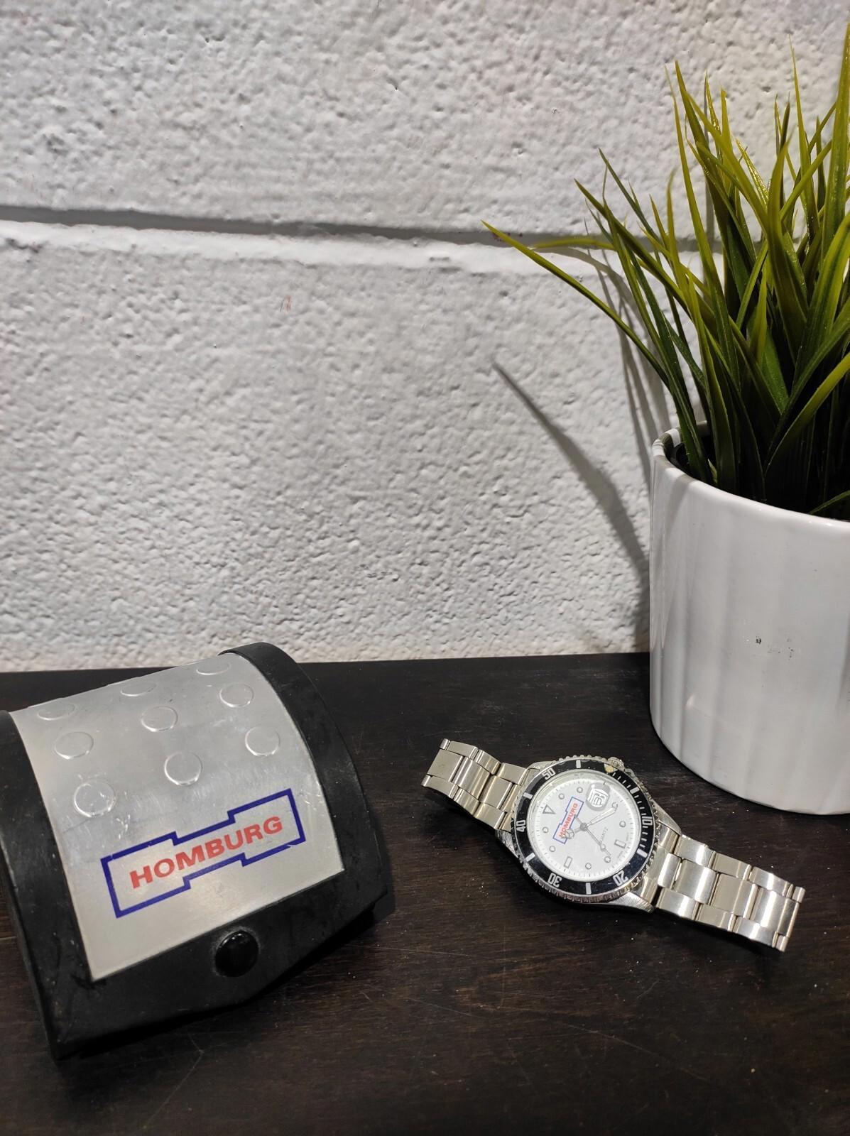 Homburg Quartz Watch Stainless Steel Belt