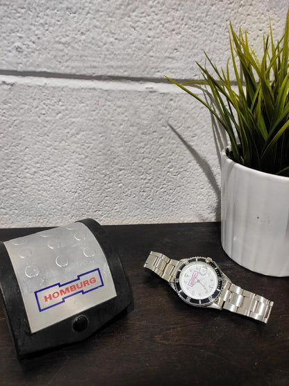 Homburg Quartz Watch Stainless Steel Belt
