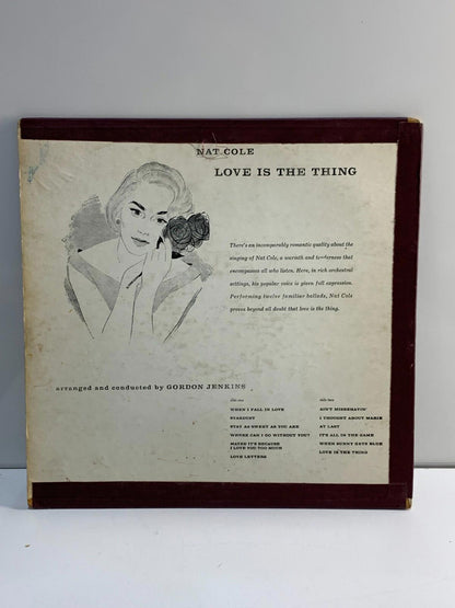 NAT KING COLE with the orchestra of Gordon Jenkins "Love Is The Only Thing"