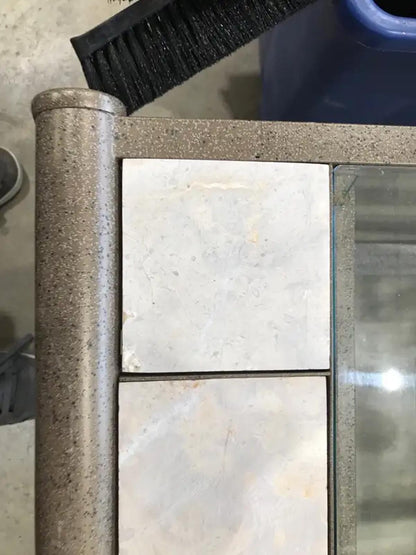 Glass topped coffee table + end tables