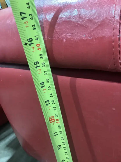 Large Red Storage Ottoman